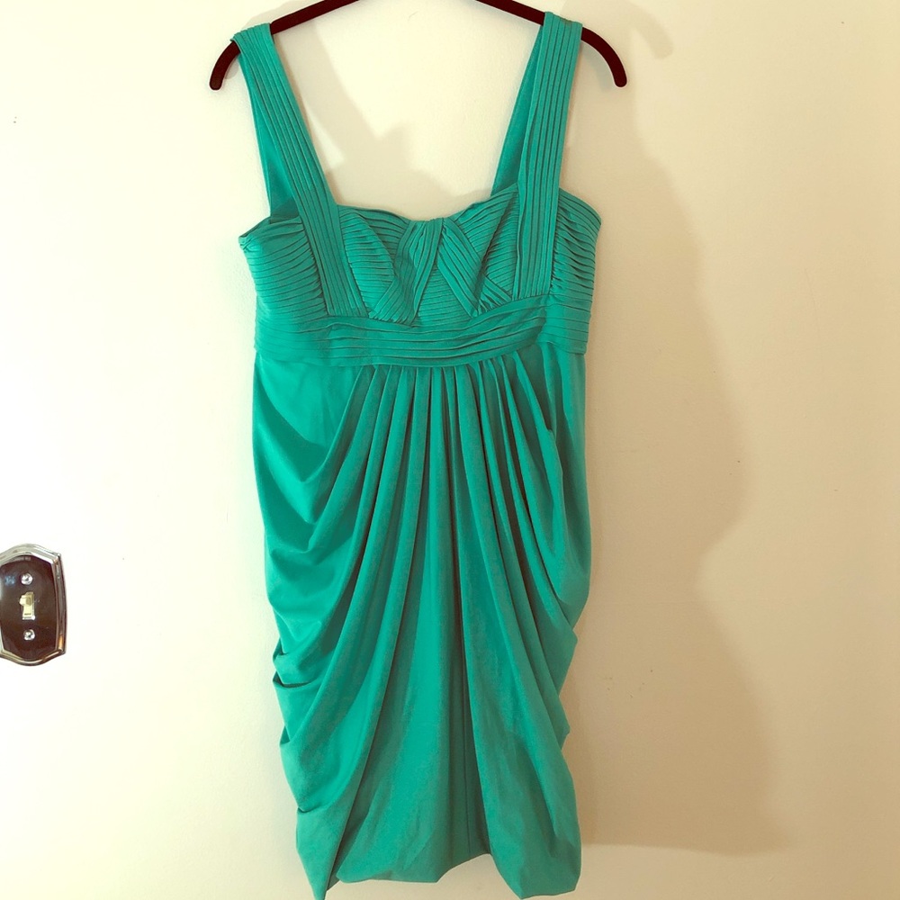 BCBG Teal Sexy Stretchy Dress